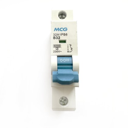 MCG 32A1PB6 B32 32A 32 Amp MCB Circuit Breaker Type B